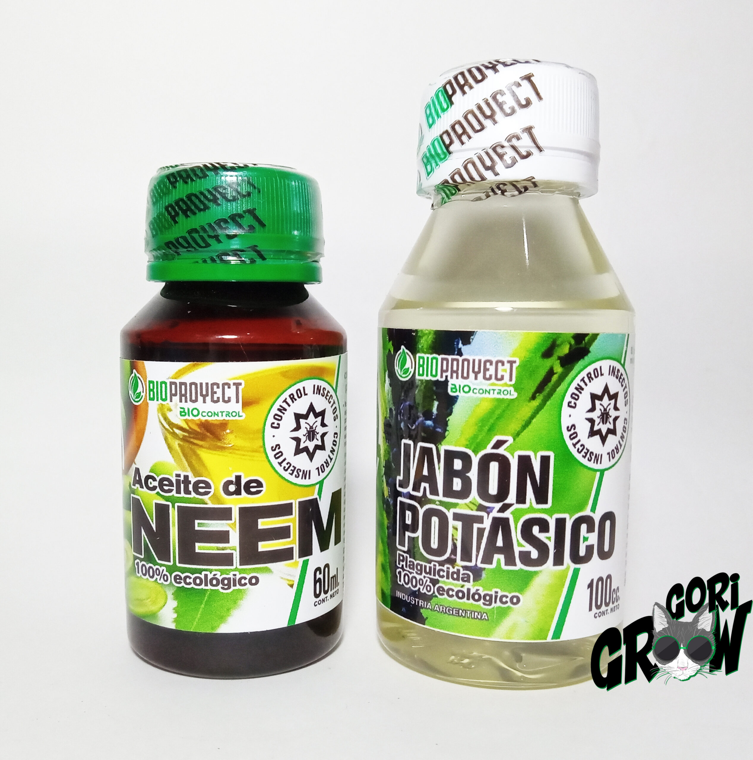 Jabón potásico y aceite de neem 250ml – Huertos Urbanos y Compostaje