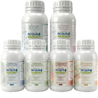 Nutrientes Hidroponia Solucion Nutritiva + Regulador Ph 250ml